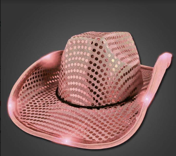 Cowboy hat Pink - Light up