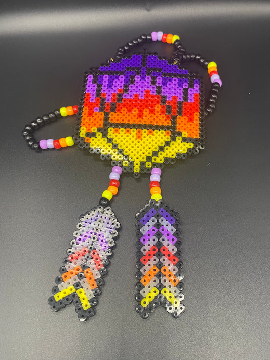 Perler - multi color dream catcher