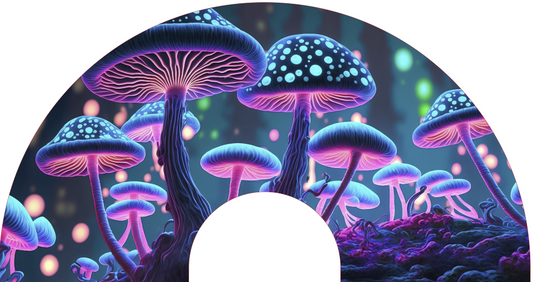 Glowing mushrooms