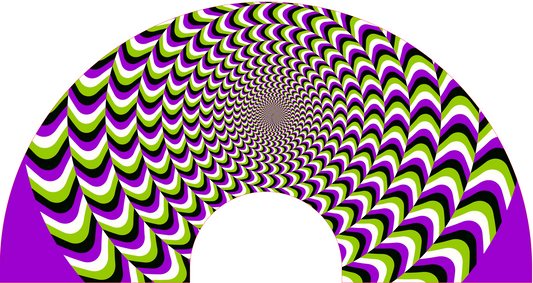 Optical Illusion pink & green